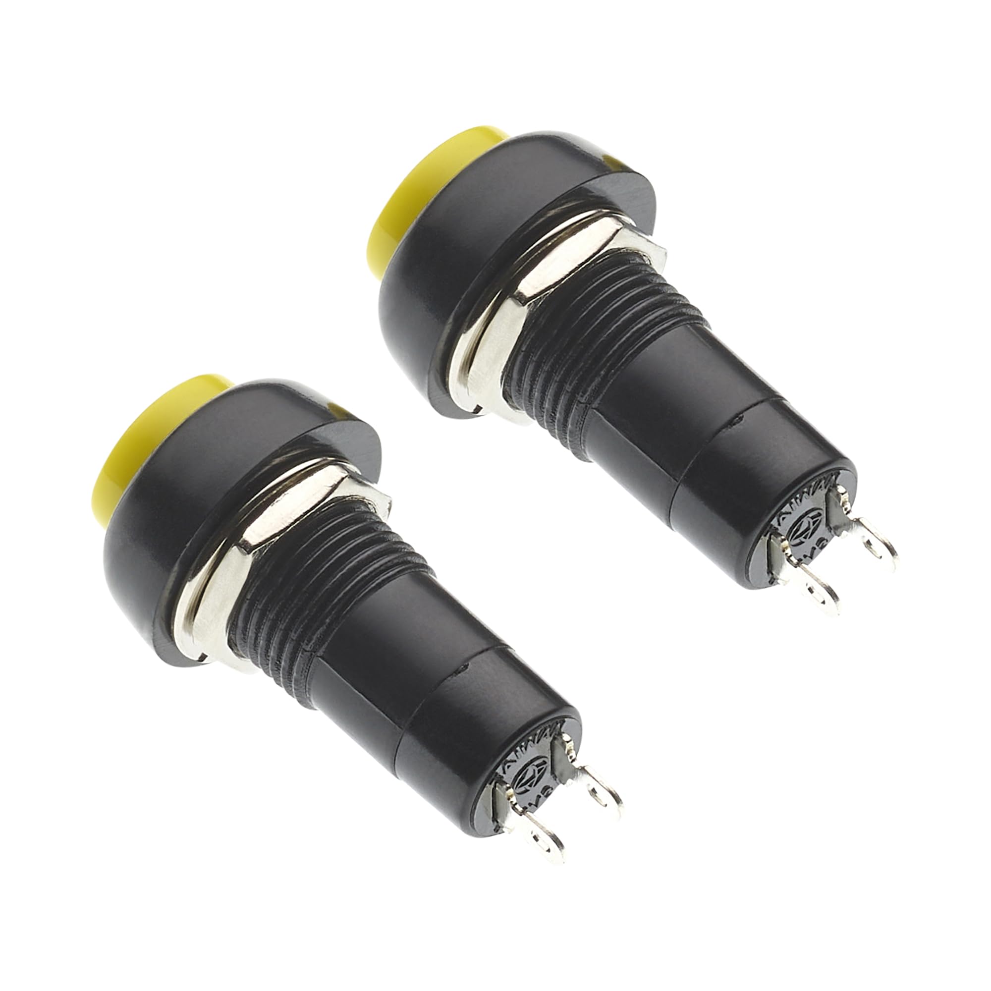 Interruttore A Pulsante Momentaneo 12mm Mini 125V 3A (2 Pezzi - Foto 6