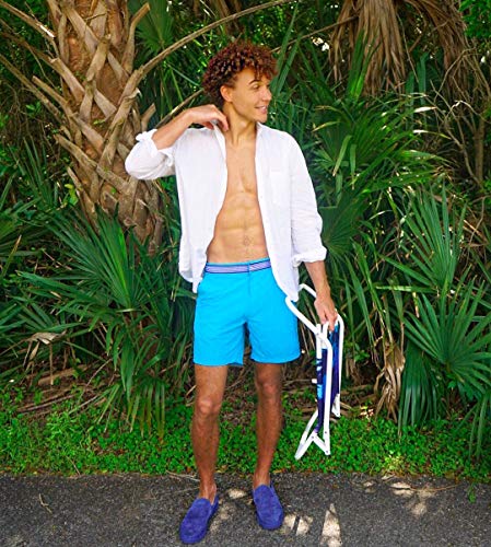 Men's Swim Trunks - Performance Stretch Board Short with Mesh Lining, Drawstring Swimwear4