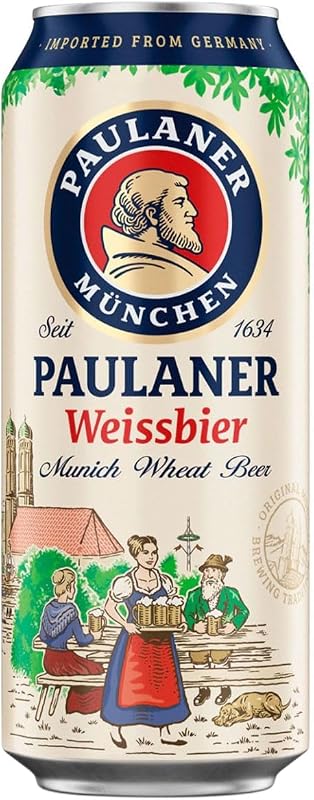 Cerveja Alemã Paulaner Weissbier München German Lata 500ml