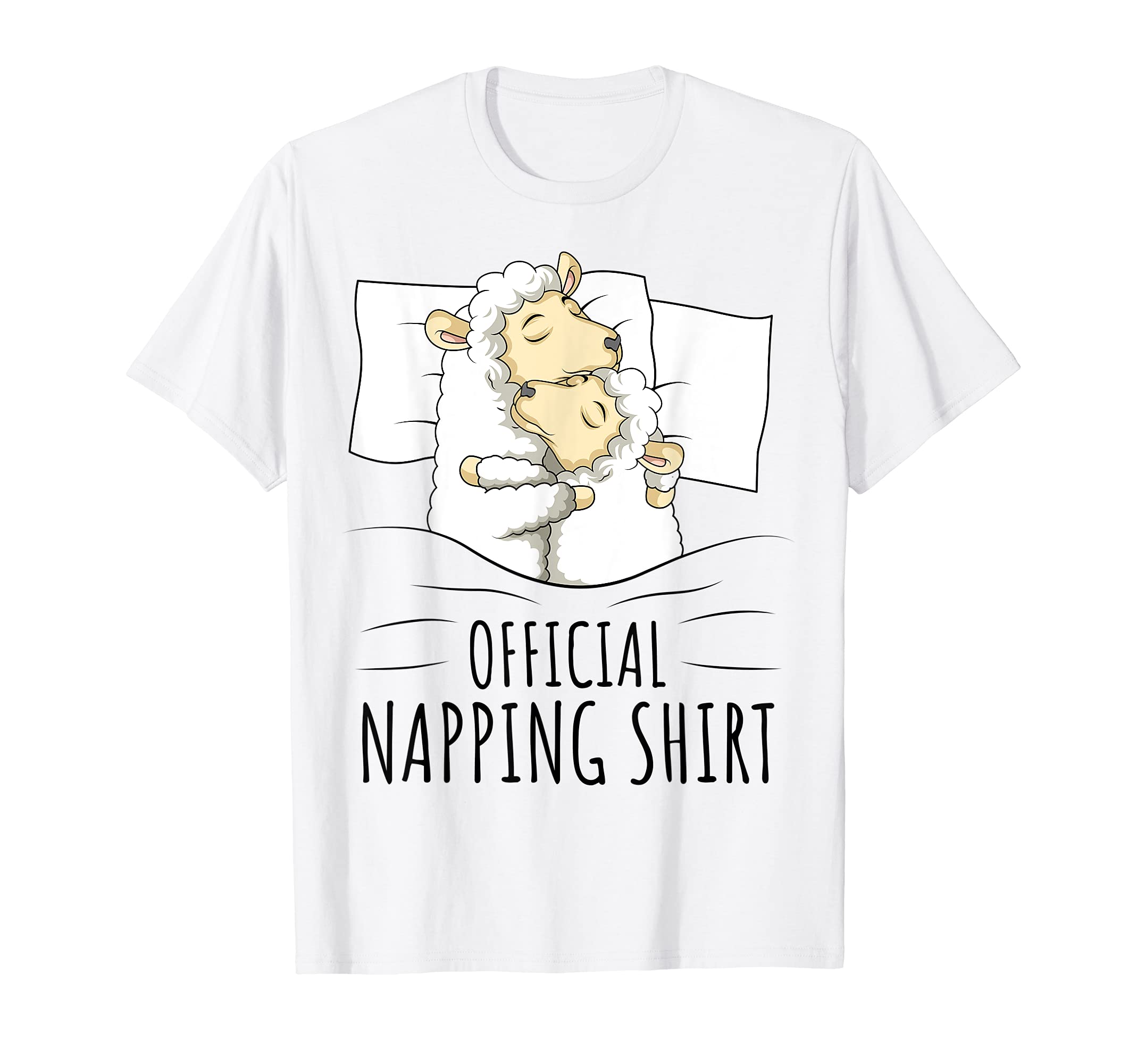 Funny Sheep Lover & Owner Gift IdeasSleeping Sheep Official Napping T-Shirt