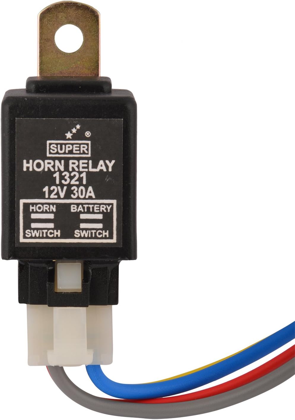 Super 1321 4-Pin Electronic Horn (12V)