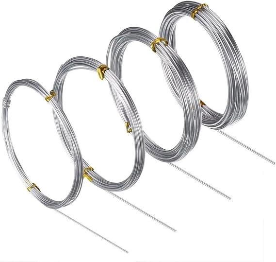 Stainless Steel Spring Wire 1.0mm - 2.5mm Length 10m for Bailing, Sculpting, Jewelry Making (Color : 10M, Size : 1.0mm)