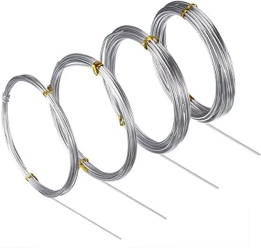 Stainless Steel Spring Wire 1.0mm - 2.5mm Length 10m for Bailing, Sculpting, Jewelry Making (Color : 10M, Size : 1.0mm)
