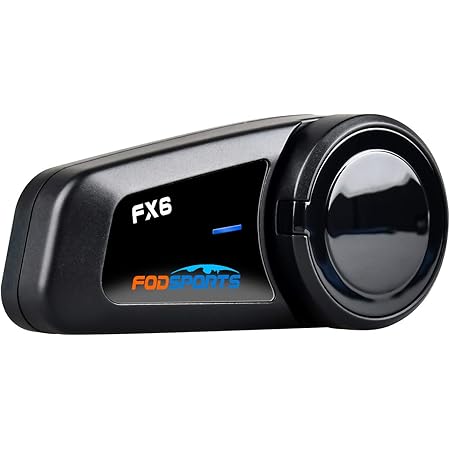 Amazon Co Jp Fodsports バイク インカム Fx6 6人通話 Bluetooth5 0 ブルトゥースイヤホンと接続可能インカム ｆｍラジオ付きhi Fi音質 防水 インターコム 操作簡単 長距離通信 最大10時間使用可能ヘルメット用インカム 日本語音声案内 一年品質保証 技術認証済み 2種類