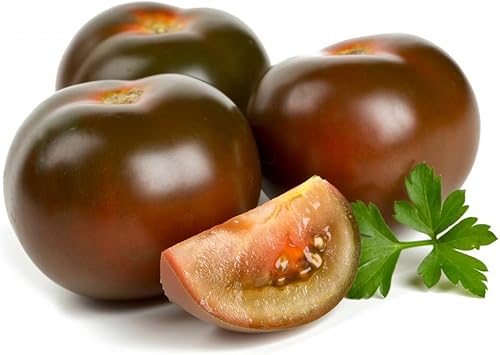 Vista 7 de Semillas Tomate Príncipe Negro Gigante Heirloom Vegetal Sin OMG