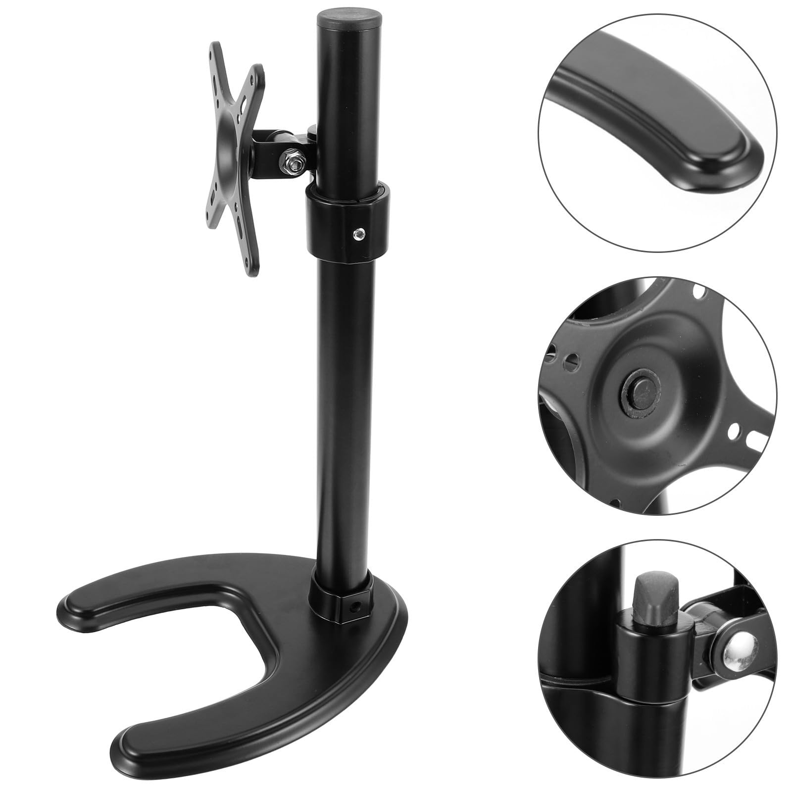 Base de Soporte para TV Negra de Aleación de Aluminio