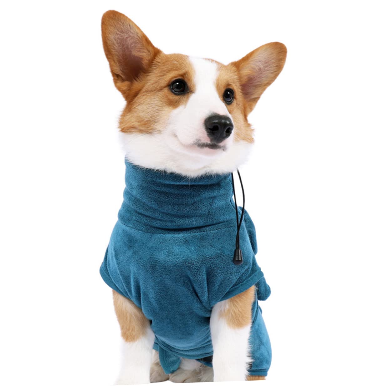 Didiseaon Peignoir Vert Chien Séchage Fibre Rapide Absorbante