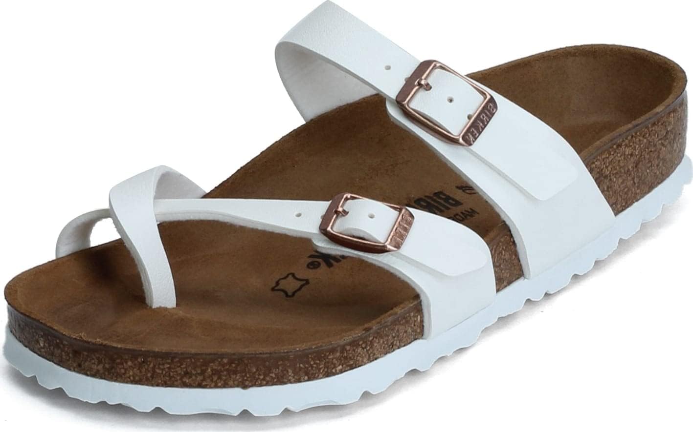 Birkenstock Women's Mayari Birko-Flor White Leather