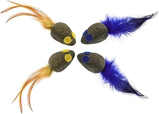 Ipetboom 4 Pçs Brinquedo De Gato Brinquedos De Gatinho Brinquedos De Gato Brinquedo Catnip Brinquedos De Gato Ratos Brinquedos De Gatinho Para Gatos Internos Brinquedos De Mordida De Gato