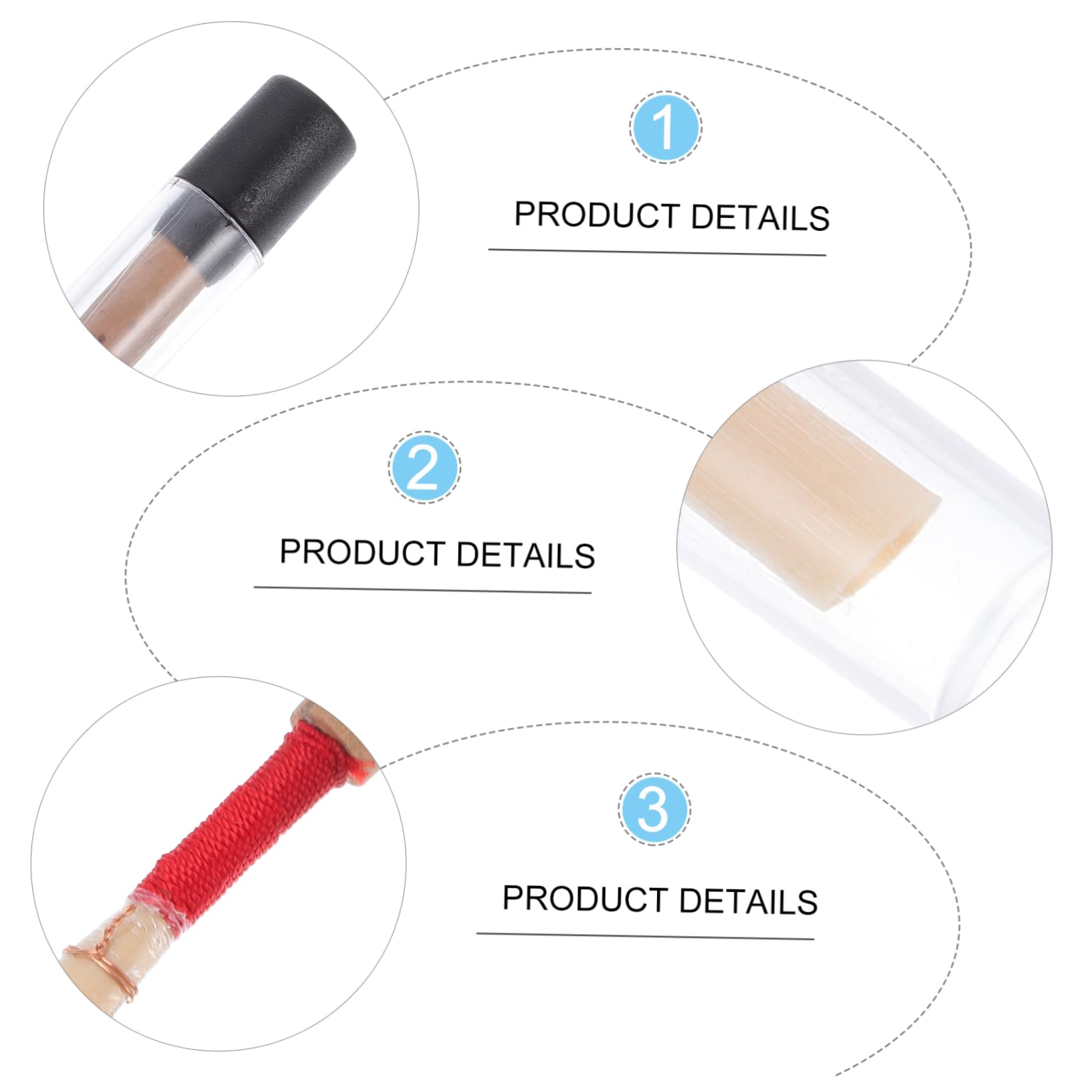 TOYANDONA 15pezzi Reeds Per Oboe Legno Con Scatole Di Stoccaggio Da Facile Da Installare e Sicuri Accessori Per Strumenti Musicali Alta Durata e Protezione Ottimale