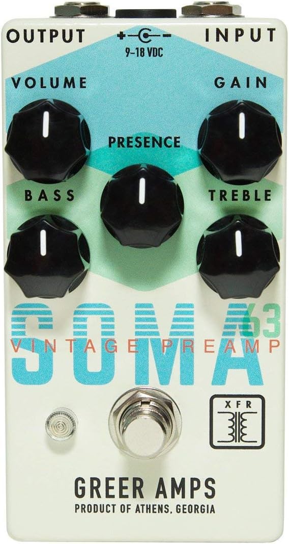 Greer AmplificationAmps SOMA '63 Vintage Preamp Guitar Effect
