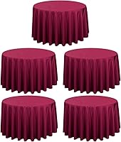 Vista 113 de Manteles de poliéster redondos de 120 pulgadas