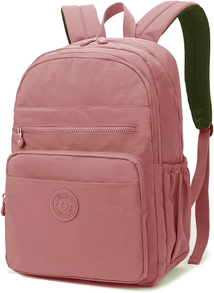 Mochila Bolsa Leve Fofa Feminina Moderna Estilosa Escola Faculdade Trabalho Viagem Academia Passeio Fashion Menina Estudante Casual Grande Espaçosa Confortável Qualidade…