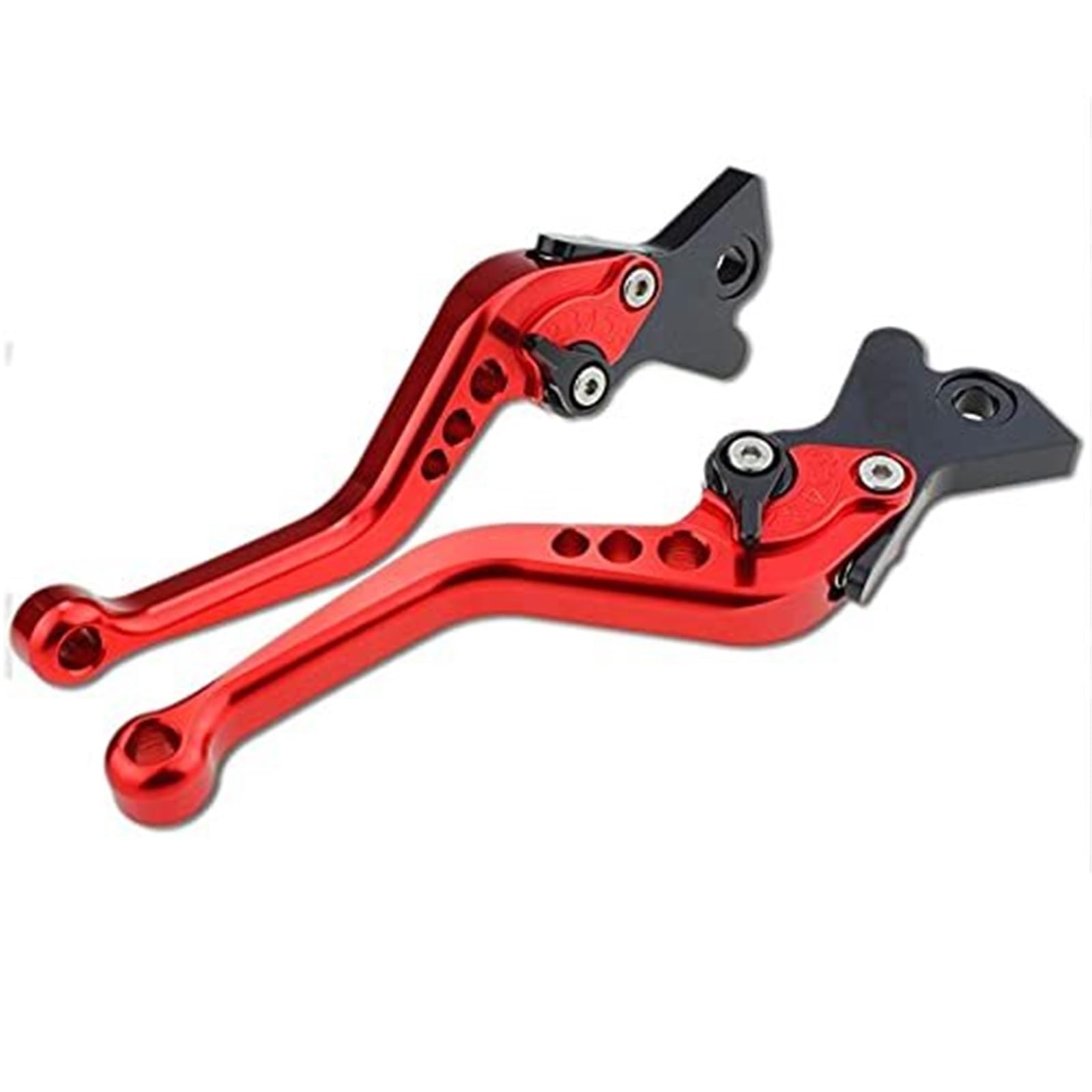 FLBZBLKASL Motorcycle Short Brake Clutch Levers CNC Pivot Brake Clutch Levers for Enfield 650 for Interceptor Aluminum Adjustable Motorcycle Lever Motorbike