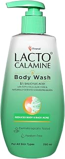 Lacto Calamine 1% Salicylic Acid Body Wash | 250ml | For Body Acne, Back Acne, Rough & Bumpy Skin |Cica, Aloe Vera, Turmer... Price In India