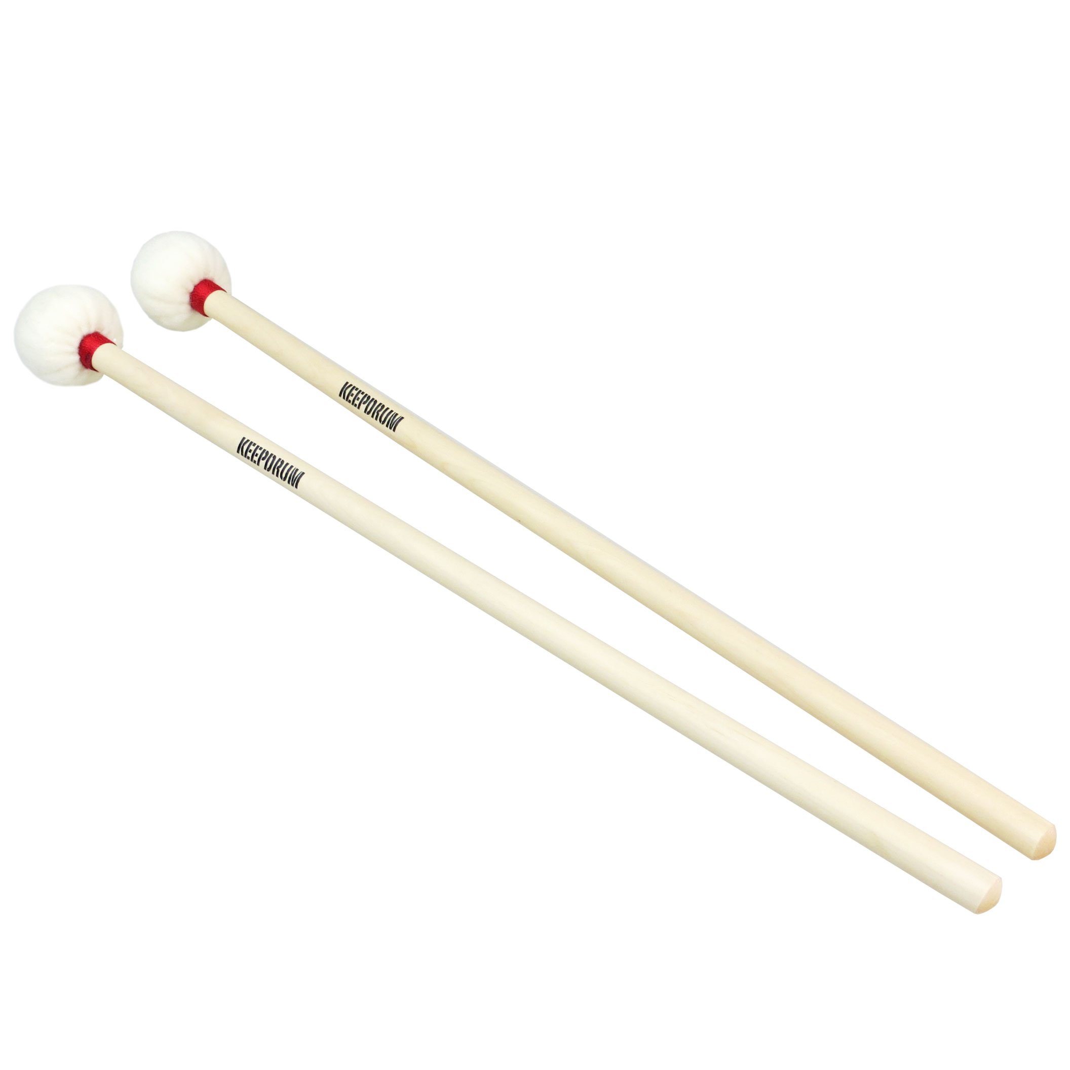 keepdrum FT7 timpani Maillets doux Maillets pour timbales 35 mm Diamètre de la tête de 1 paire