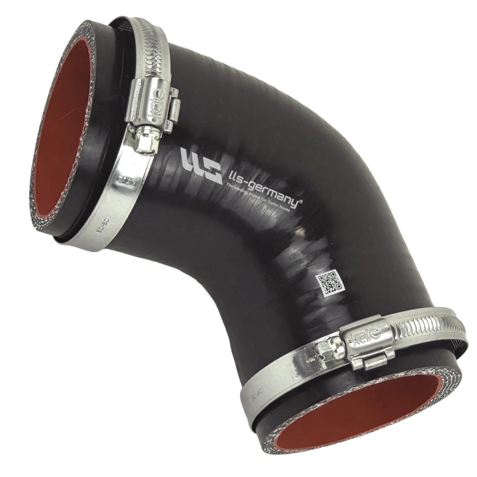 LLS-GERMANY Silikon-Ladeluftschlauch kompatibel mit VW T6 Bus/Caravelle | 2.0 TDI 84-204 PS 2015-2024 und 4Motion 150-204 PS, 1968 ccm, 62-150 KW, OEM 04L145822B, 04L145822F, 04L145822H, 65094116023