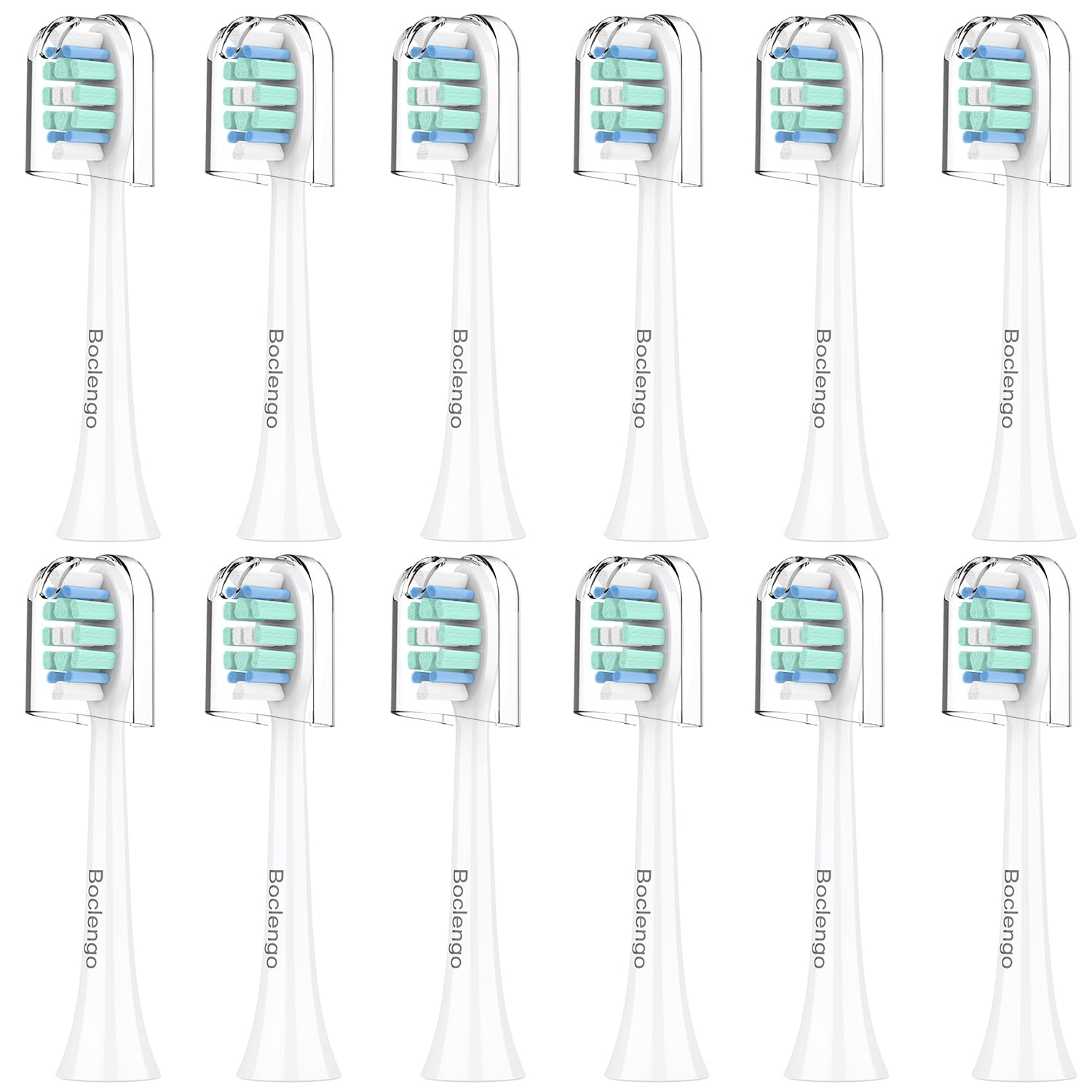 12 Cabeçotes de Escova de Dente Substitutos para Philips Sonicare - Compatíveis com C2, C1, 4100 e mais!