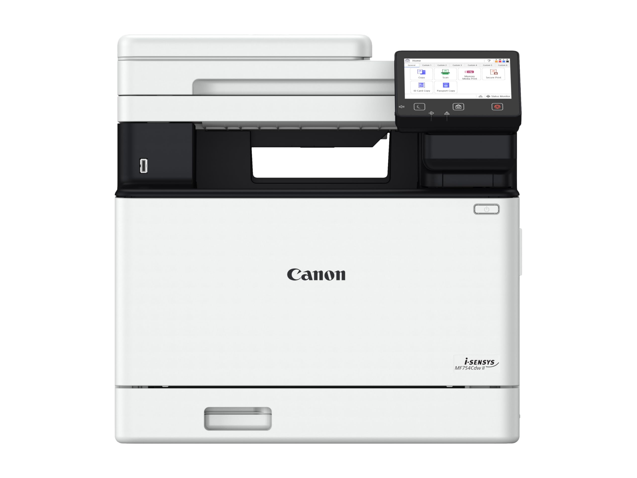 Canon i-SENSYS MF754Cdw II - Impresora Láser Multifunción Todo en Uno en Color - Inalámbrica, Wi-Fi, Conexión a PC y Red - Impresión, Copia, Escaneo -Impresión y Escaneo Automáticos a Doble Cara Blue Angel