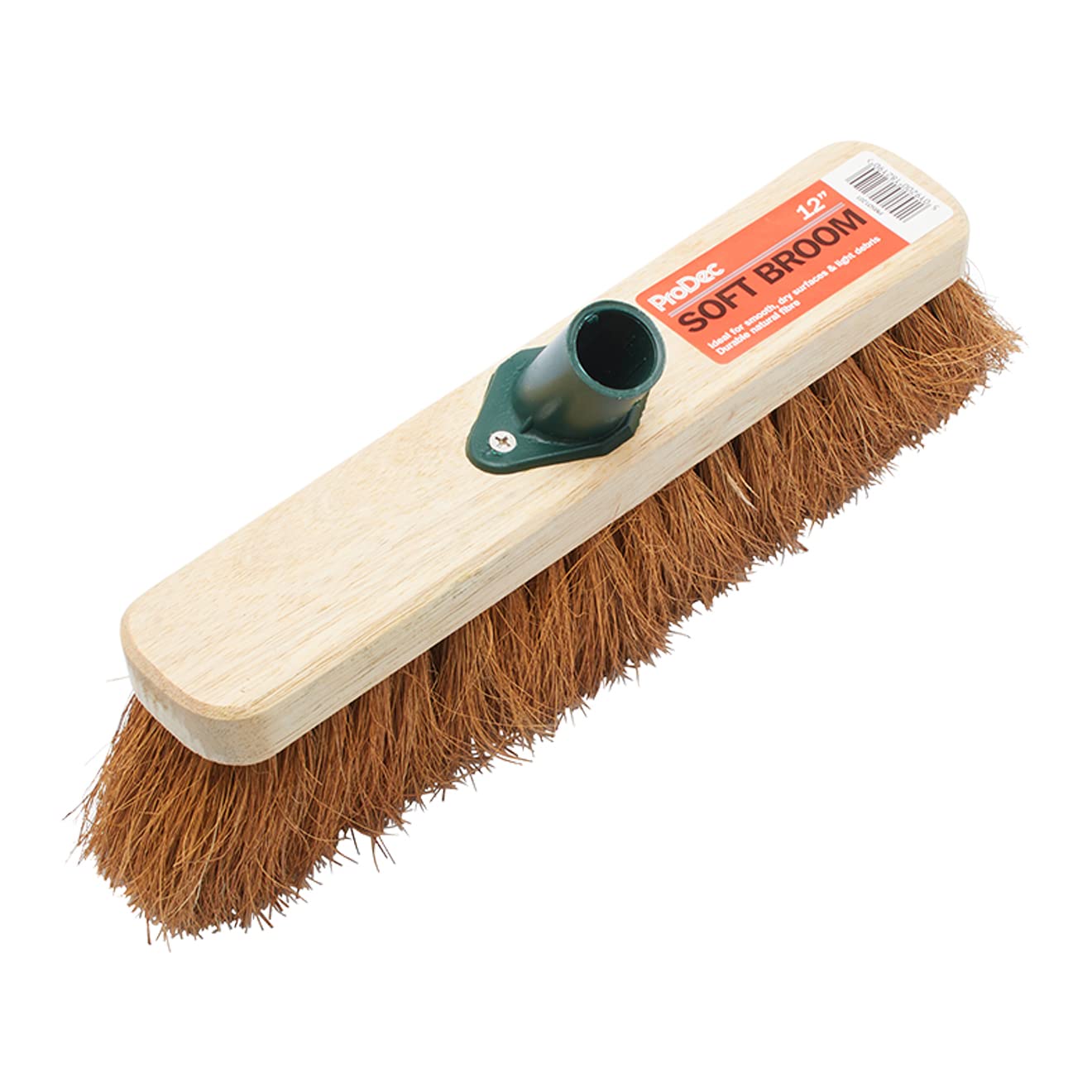 ProDec 12 Inch Natural Coco Fibre Soft Sweeping Broom Head for Indoor and Outdoor Sweeping Brown, PMSO1201 - Image 2