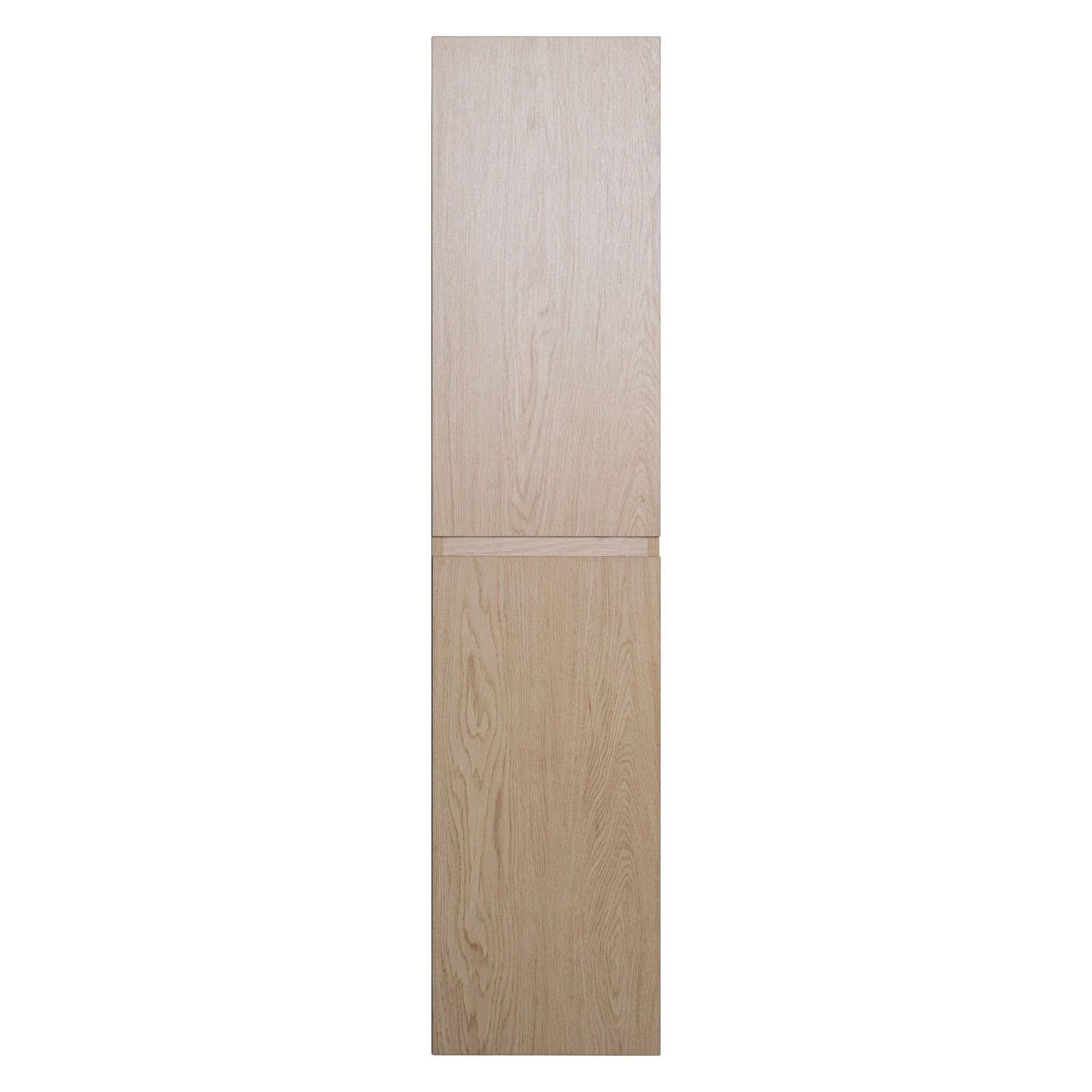MOB-IN Ensemble Meuble Simple Vasque 60cm avec Vasque et Colonne Sorrento Décor chêne