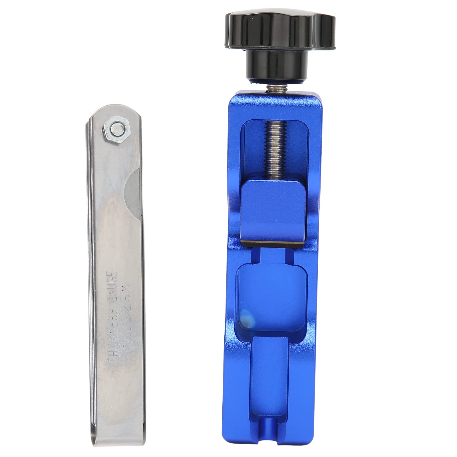 Wakects Strumento per Tappi Gapper per Tappi in Metallo con Spessimetro Pinza per Universale per da 10 Mm 12 Mm 14 16 Regolazione Precisa dello Spazio per la Riparazione Automatica per 6061 BKR9EIX