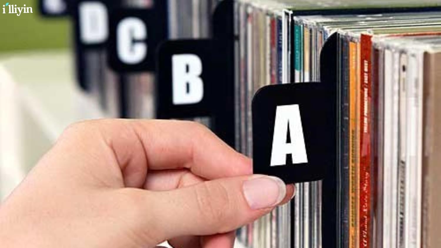 DVD/CD Alphabetical Organizer Dividers Includes 26