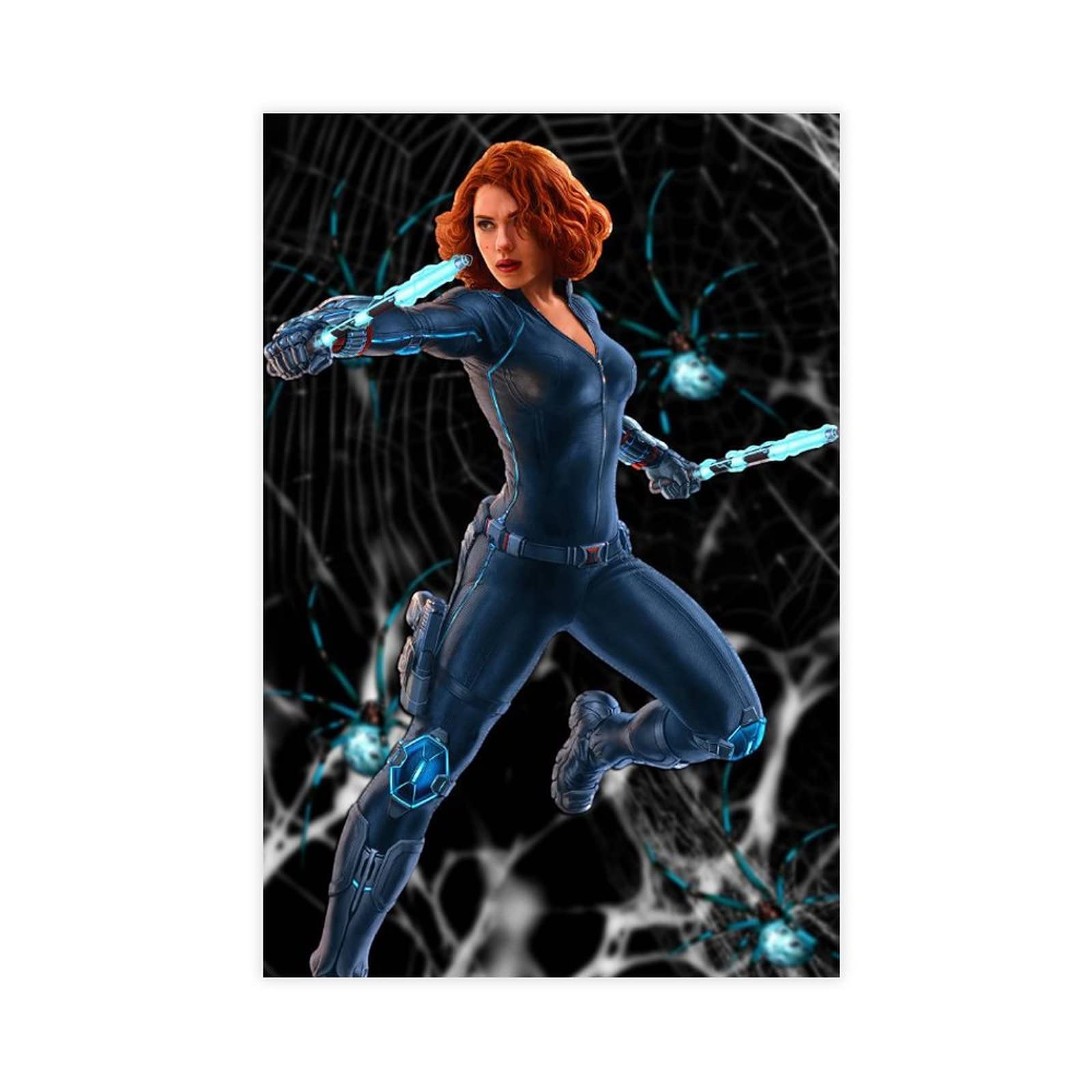 Affiche XXL Scarlett Johansson – Tapisserie Murale Tissu – Black Widow
