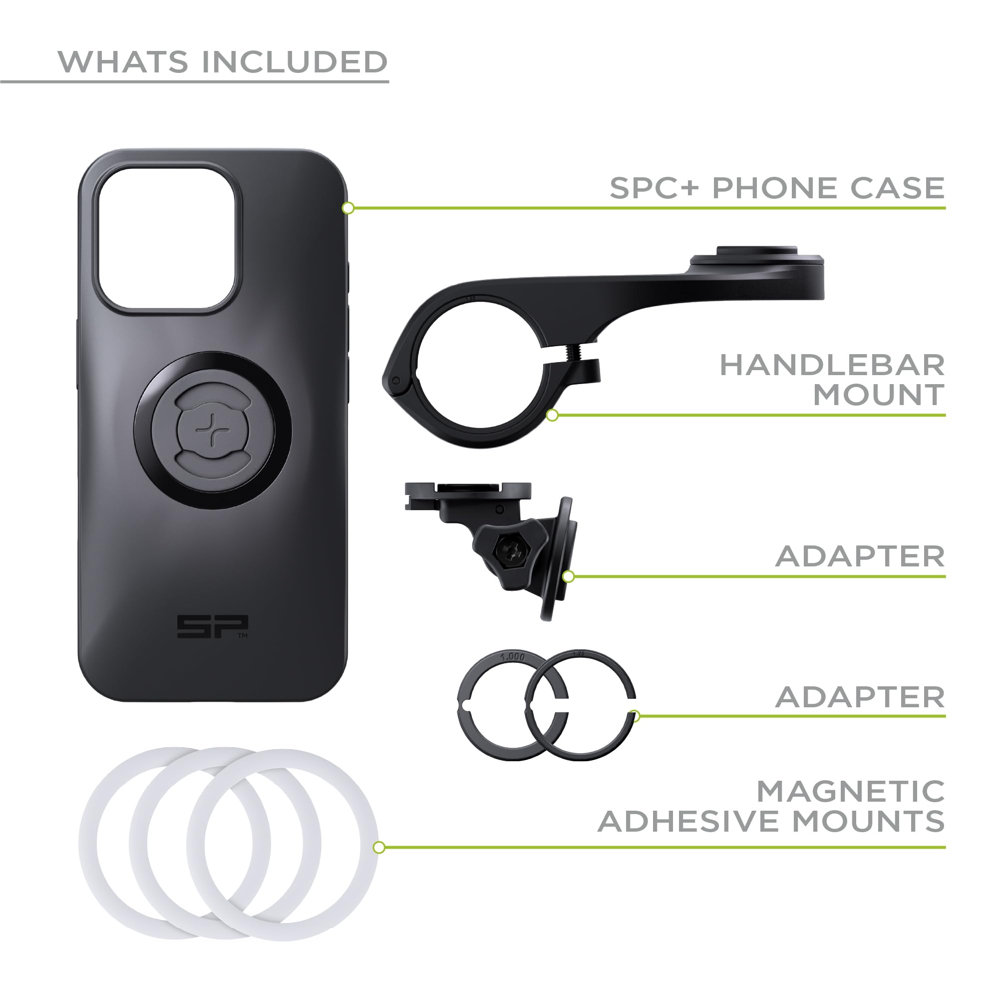 SP CONNECT Road Bike Bundle | SPC+ | kompatibel mit Samsung S24 Ultra | Handyhalter für Road Bike| Fahrrad Handy Halterung Gadget
