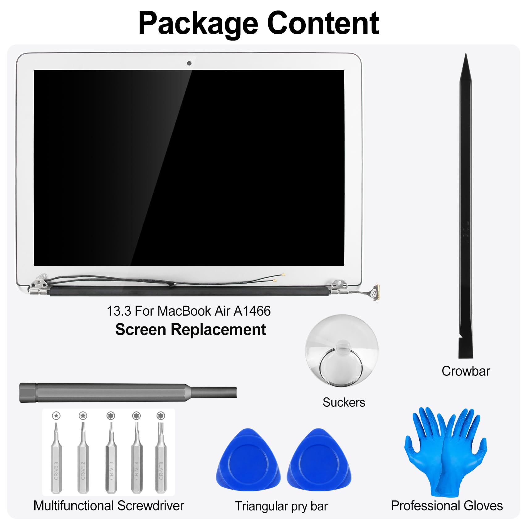 Amazon.com: A1466 Screen Replacement for MacBook Air 13