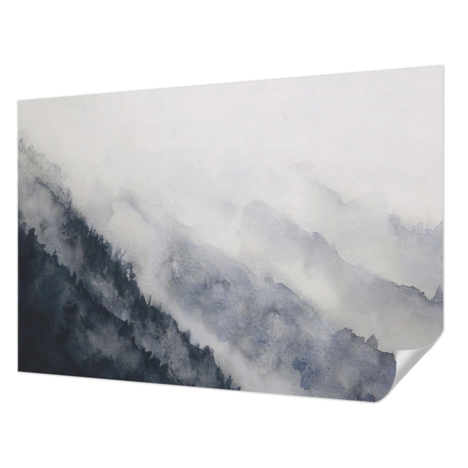 Papier peint autocollant décoration intérieure moderne 152x104 cm paysage montagne