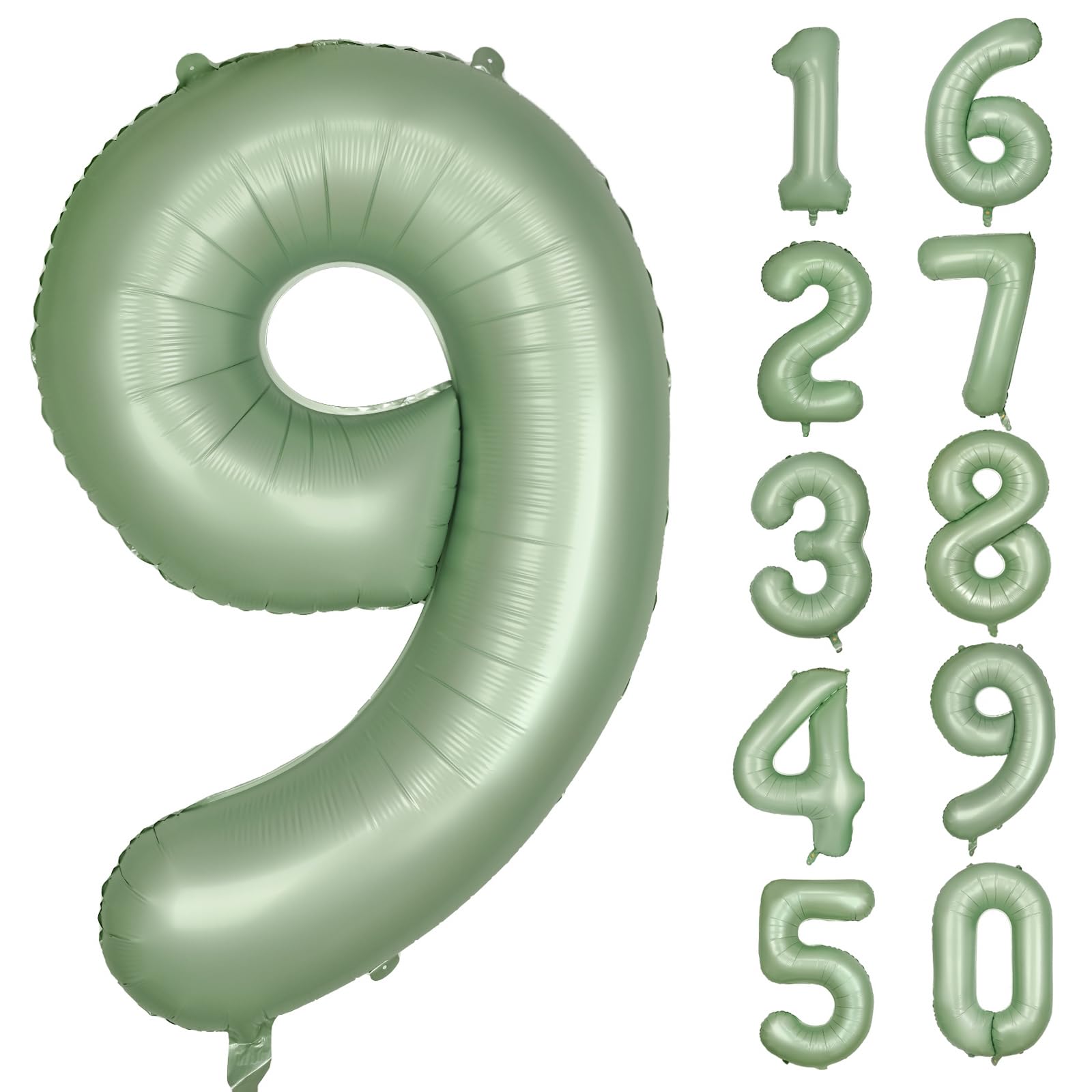 Red 0 balloon 40 Inch Giant Helium Foil Number 0 to 9 Red Balloon Birthday Wedding Party Digital Decorations (Number 0) — view 214