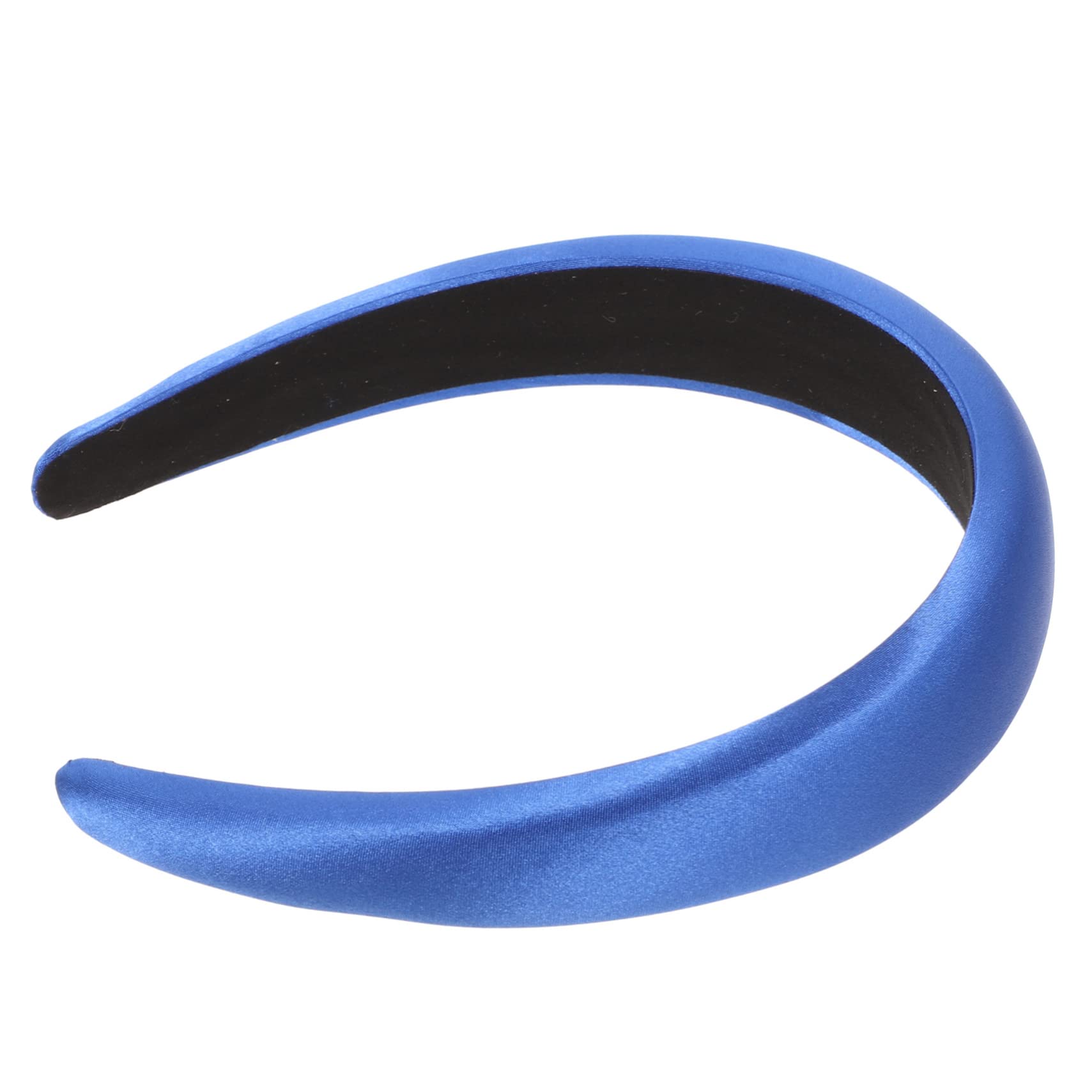 FRCOLOR 5pezzi Fascia Larga Imbottita Spugna Per Donne e Ragazze Headband Elegante Satin Accessorio Versatile Per Lisci e Ricci Comfort Per Tutti Giorni