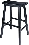 Winsome Bois 29-Inch Tabouret de bar à selle, noir