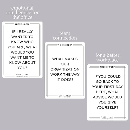 Miniatura 5 de Edición de compañeros de trabajo  199 tarjetas de conversación rompehielos para el lugar de trabajo  Juego de formación de equipos para el trabajo