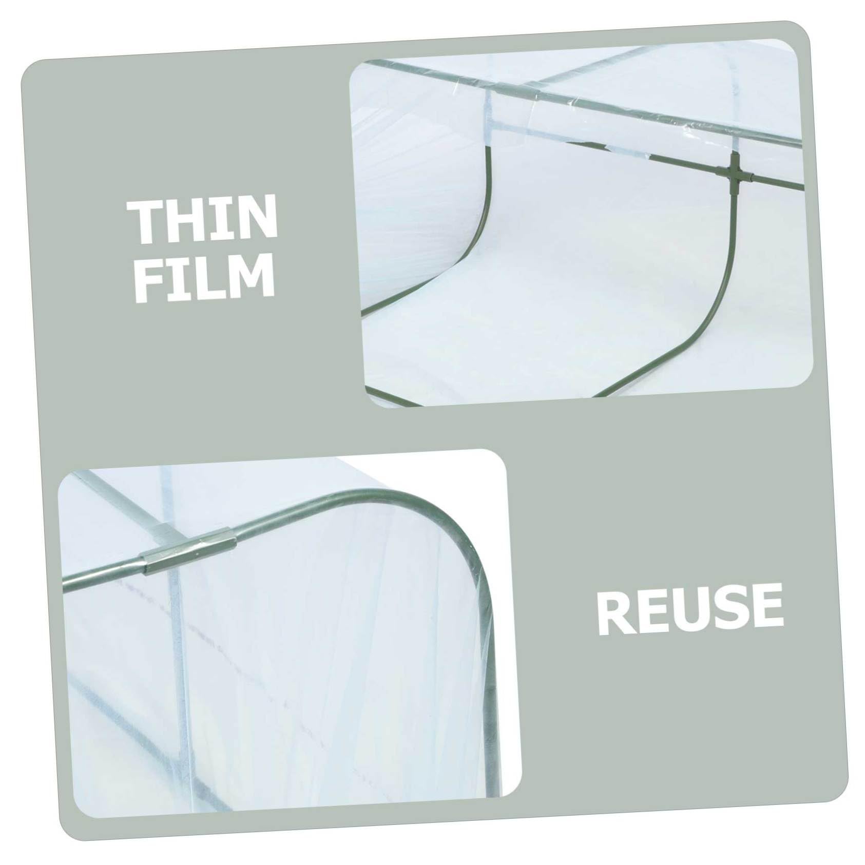 Toddmomy Cubierta para Invernadero De Flores Invernadero para Plantas Transparente Refugio para Flores De Jardín Mantener Caliente Cubierta Protectora para Plantas De Exterior