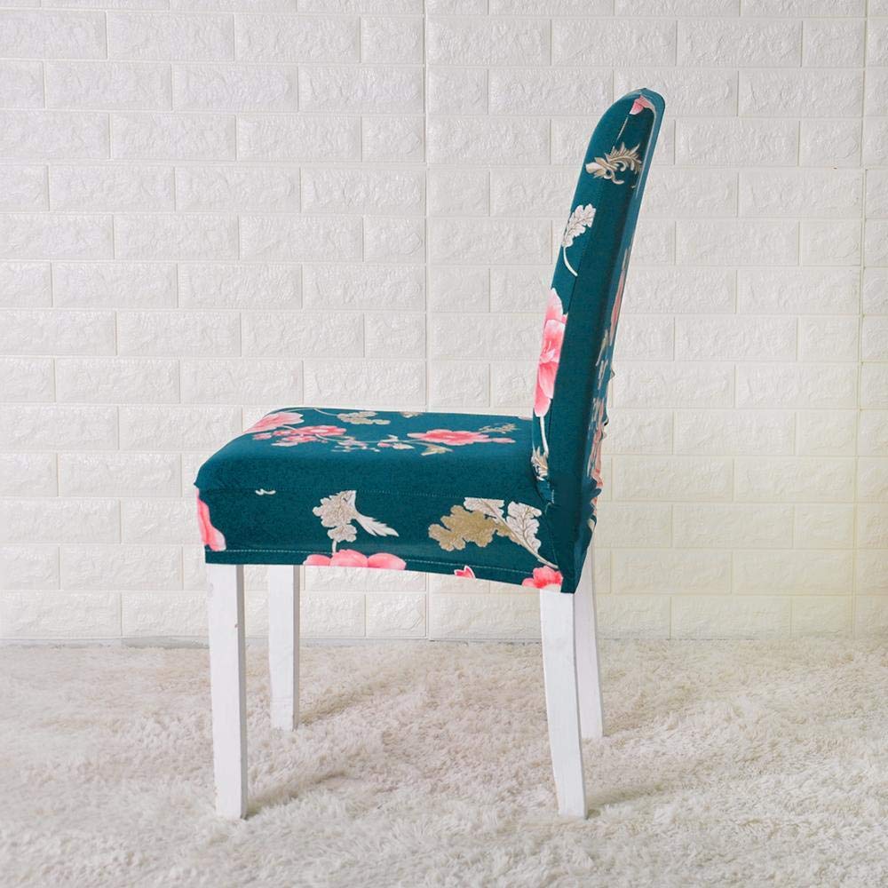 LZHLMCL Banquete Funda De Silla Celebración Fundas De Asiento Sillas Elásticas Asiento Banquete Restaurante Fiesta Comedor Funda para Silla Fácil De Limpiar 4 Piezas