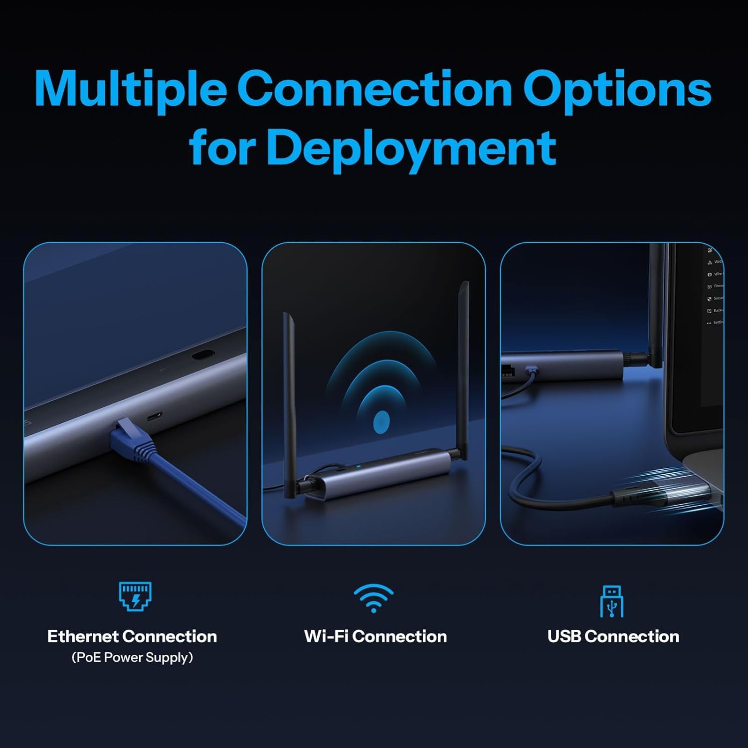 Sonoff Zigbee/Thread PoE Dongle Max, admite conexiones Ethernet, Wi-Fi y USB, puerta de enlace Zigbee con EFR32MG24&EFR32D0, llave Zigbee para Home Assistant o Zigbee2MQTT