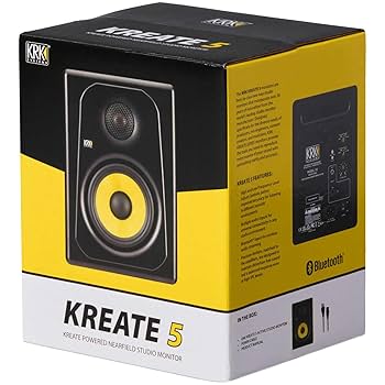【動作確認済み・美品】KRK Rokit 5 スタジオモニタースピーカーセット KRK ROKIT G5 RP5G5 スタンドセット パワードスタジオモニター