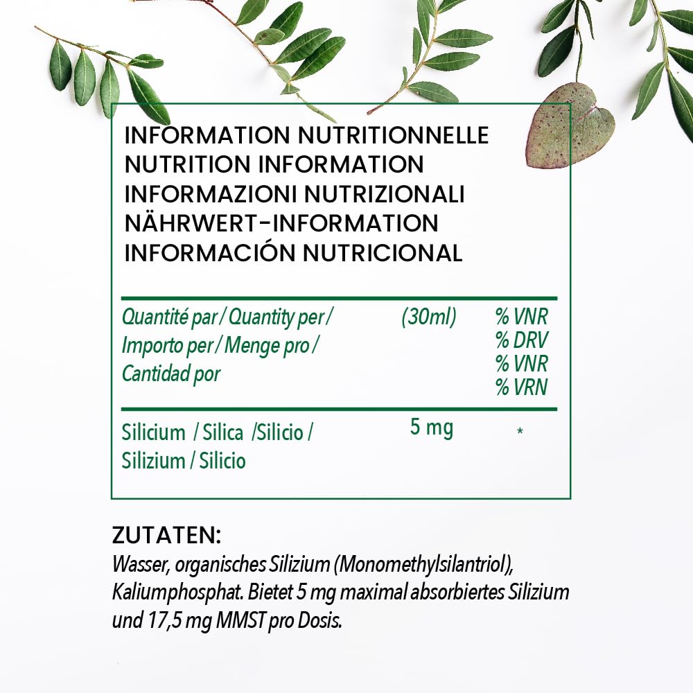 G7 Original. Verbesserte Formel. Veganes flüssiges Silizium-Ergänzungsmittel, das die Kollagenproduktion unterstützt. 1 Liter - 1000 Ml.