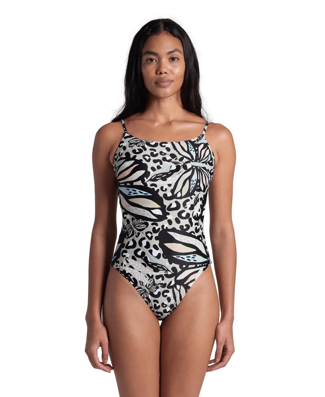 ARENA Women's Water Print Swimsuit Traje de baño de una Pieza Mujer (Pack de 1)