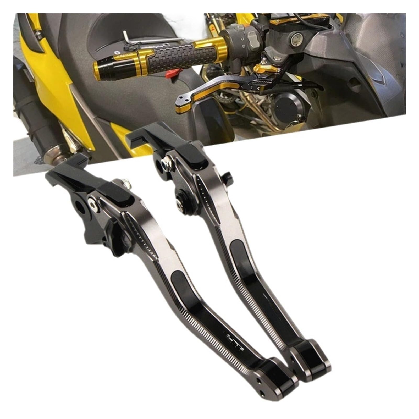 Ewsjg Z400 Titanium For Kawa&Saki Z400 Z650 Z800 2021-2023 Motorcycle Cnc Clutch Levers Handle Accessories Adjustable Brake Clutch Levers Clutchs Brakes Handle Levers