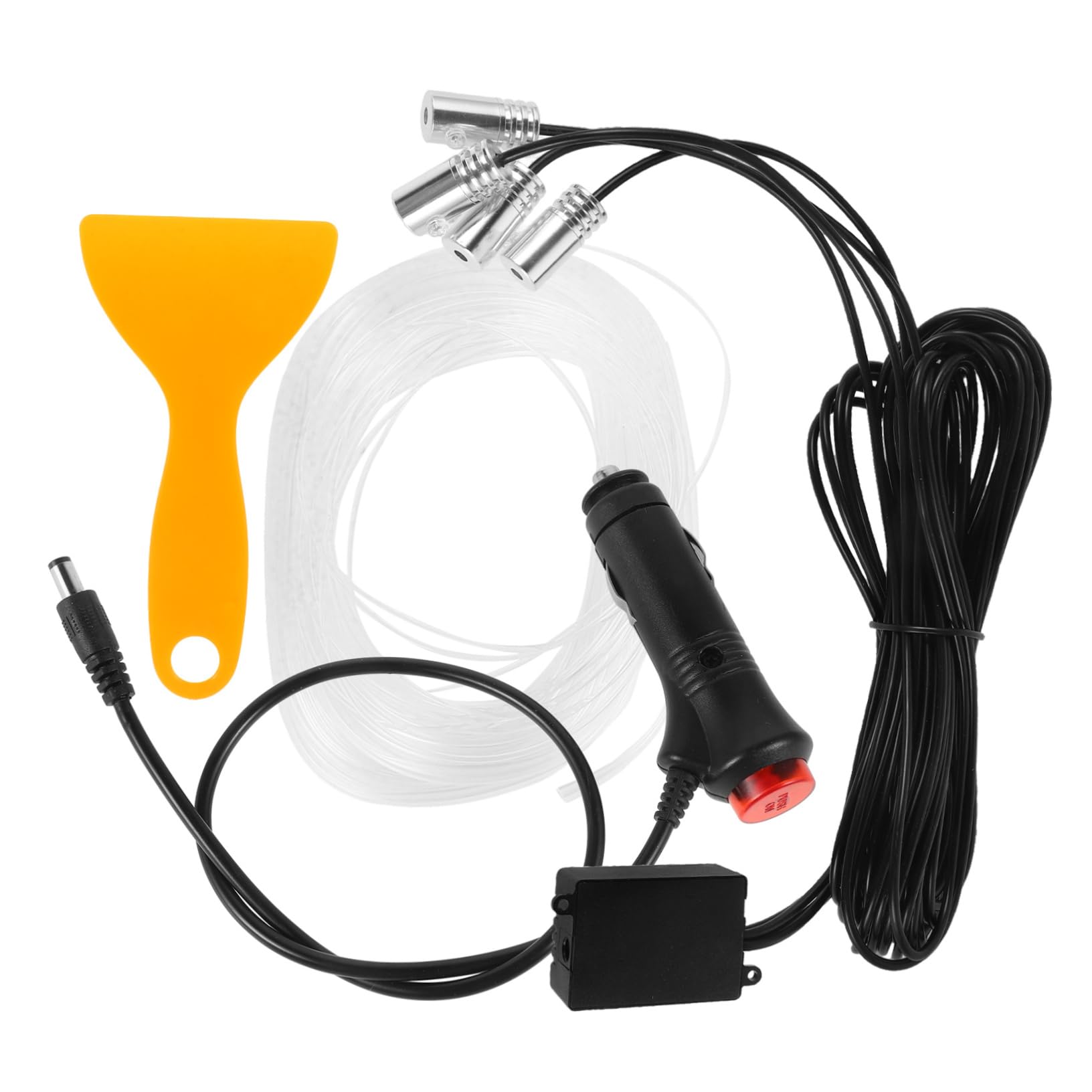 CHILDWEET 1set Car Led Interior Strip Light Kit Fiber Optic Ambient Lighting for Vehicle Decorative Light Strips Mobile Your Car Atmosphere