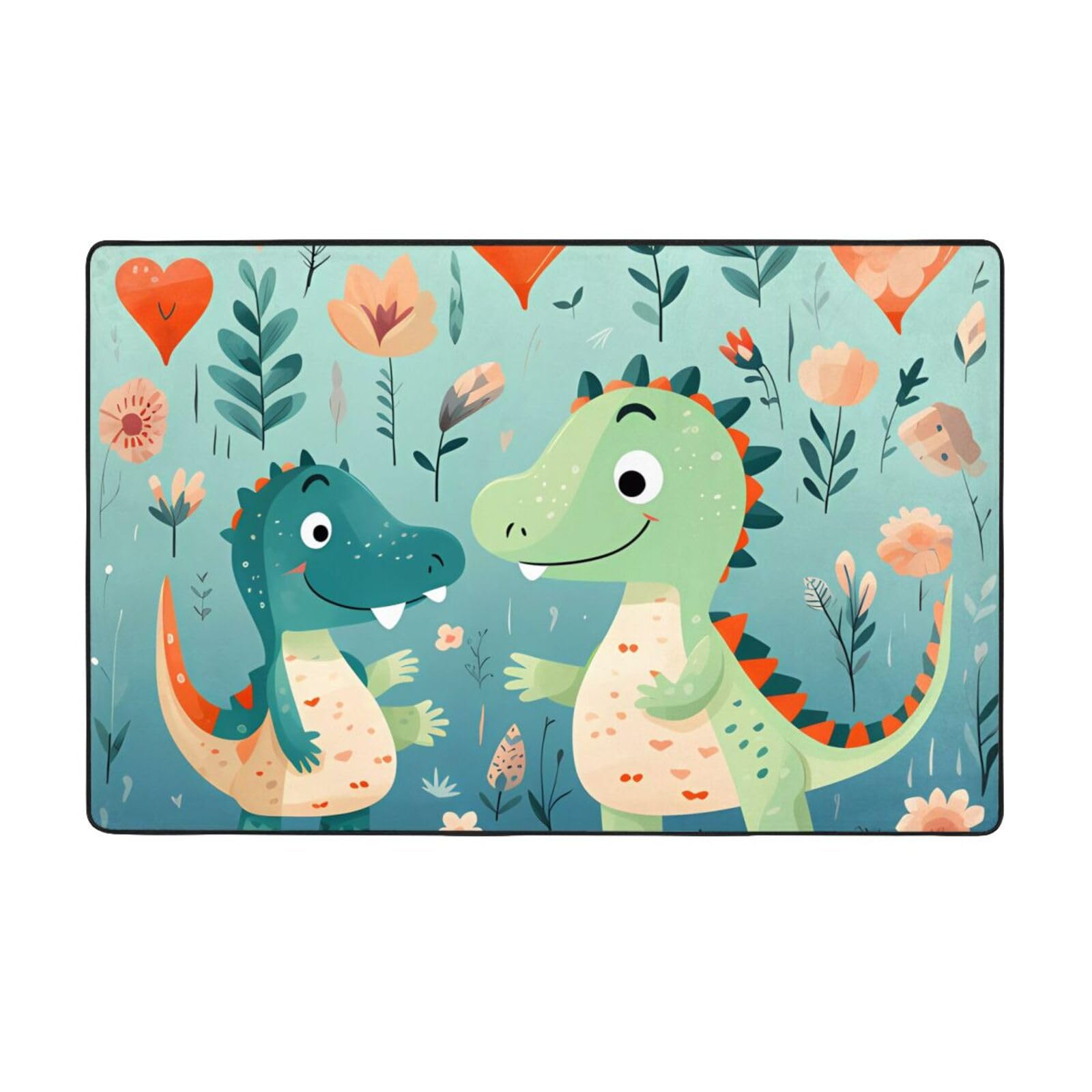 Tapis bébé dinosaure pour chambre, cuisine et salle de bain