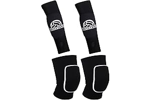 2 Pieces Volleyball Accessories Volleyball Knee Pads and Arm Sleeves with Protection Pads