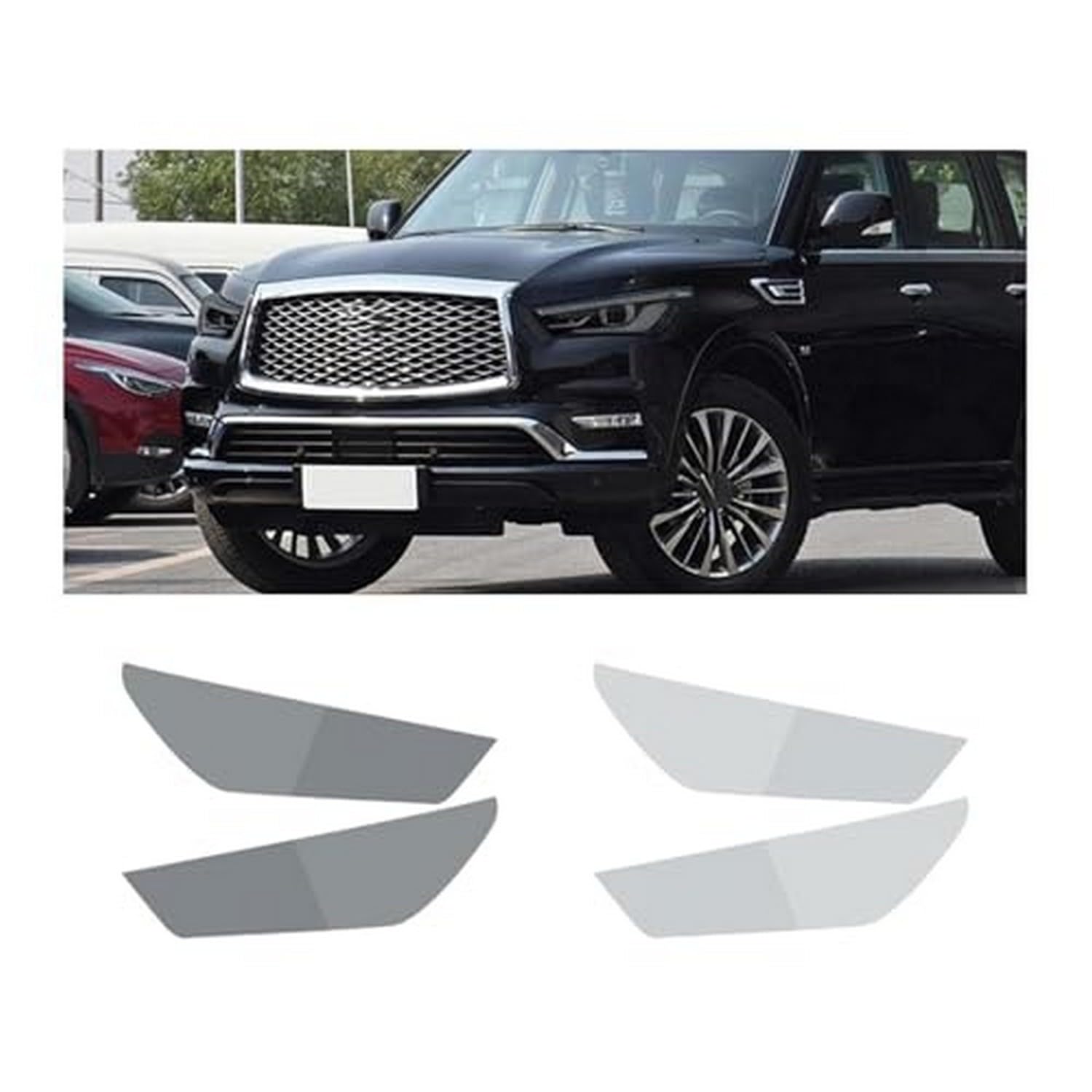Film de phare pour voiture QX80 protection contre gravillons