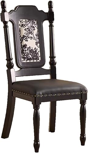 Miniatura 17 de Juego de 4 sillas de comedor de madera, sillas de cocina con respaldo alto, sillas de comedor vintage, silla tapizada sin brazos, para cocina,