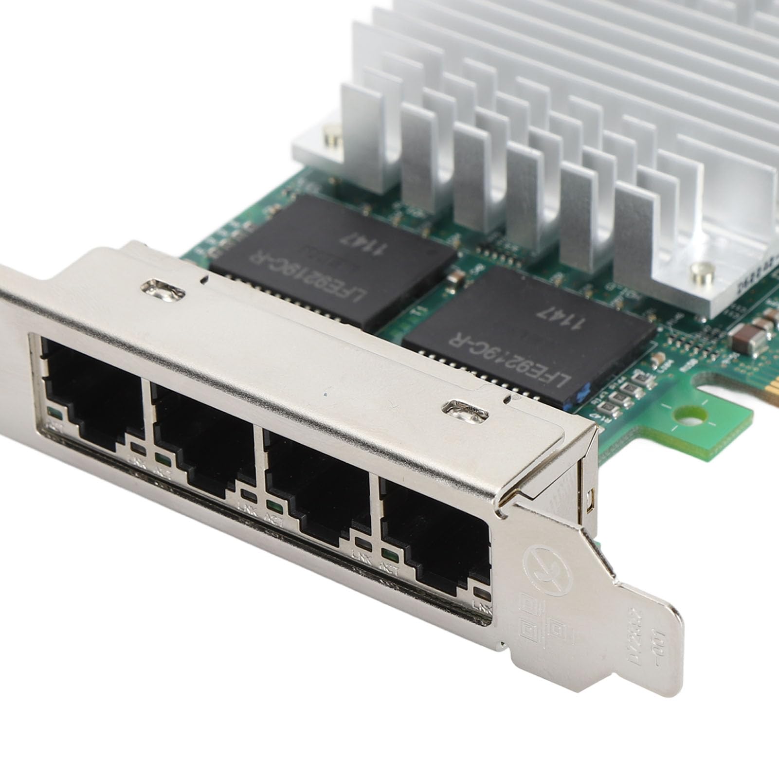 Scheda di Rete Gigabit, Adattatore Ethernet PCIE X4 a 4 Porte per connettività Server Ad Alta velocità, Supporta 10/100/1000 Mbps, Ideale per Sistemi
