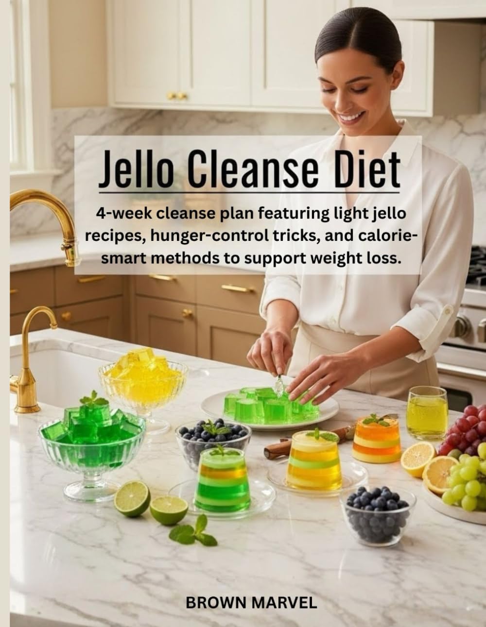 Jello Cleanse Diet: 4-week cleanse plan featuring light jello recipes, hunger-control tricks, and calorie-smart methods to support weight loss.