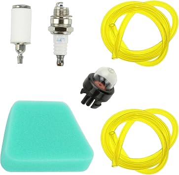 530037793 Air Filter for Mcculloch MAC 3200 3516 2000 3500 3216 3214 3210 3212 Chainsaw Parts with Gas Fuel Line Primer Bulb Spark Plug